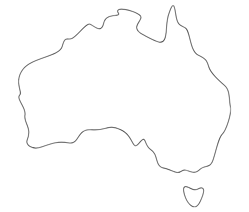 Australia outline